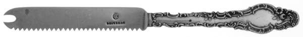 Watteau (Sterling, 1891) Solid Serving Cheese Knife