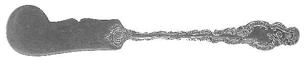 Watteau (Sterling, 1891) Flat Handle Butter Spreader