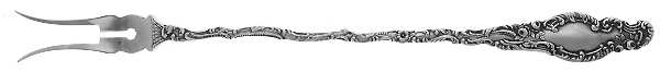 Watteau (Sterling, 1891) Long Handle Olive Fork
