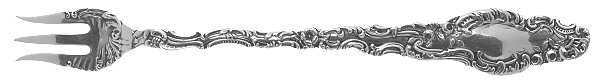 Watteau (Sterling, 1891) Cocktail/Seafood Fork