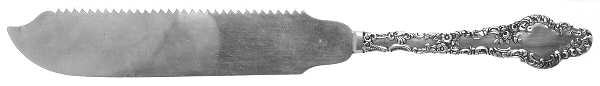 Watteau (Sterling, 1891) Cake Saw Solid Piece