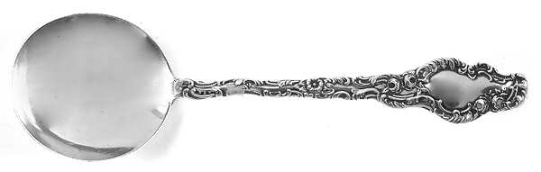 Watteau (Sterling, 1891) Round Bowl Soup Spoon (Gumbo)