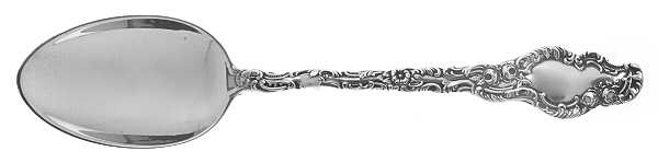 Watteau (Sterling, 1891) Dessert/Oval Soup Spoon