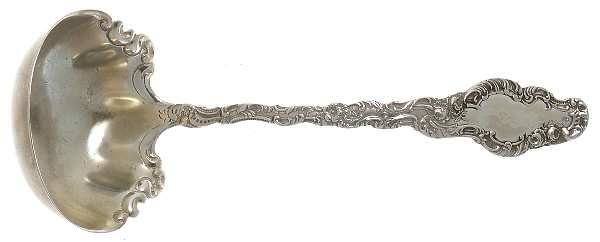 Watteau (Sterling, 1891) Solid Gravy Ladle