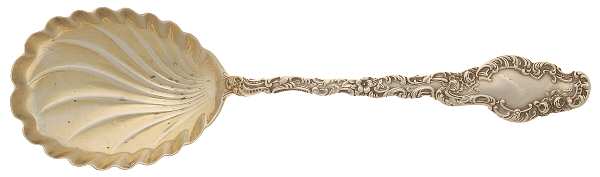 Watteau (Sterling, 1891) Small Solid Berry/Casserole Spoon