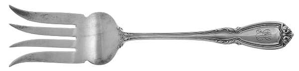 Wellington (Sterling, 1908) Solid Salad Serving Fork