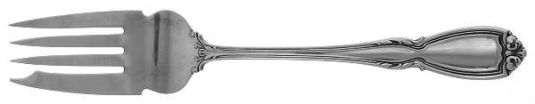 Wellington (Sterling, 1908) Small Solid Cold Meat Serving Fork