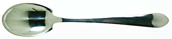 1776 (Sterling, 1886) Pierced Bowl Short Handle Olive Spoon