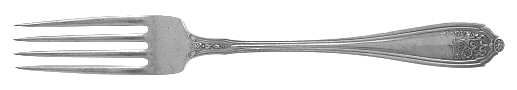 Basket of Flowers (Sterling, 1920) Fork