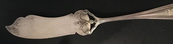 Basket of Flowers (Sterling, 1920) Flat Handle Master Butter Knife