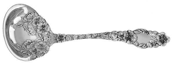 Blossom (Sterling, 1905) Solid Gravy Ladle