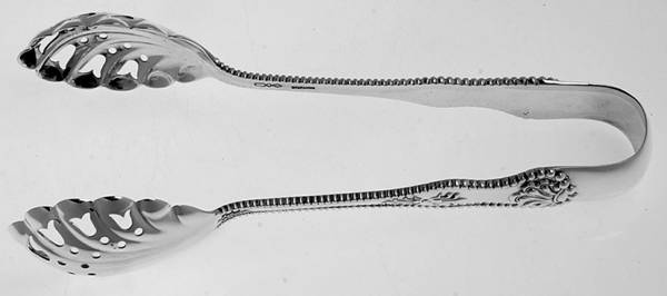 Charles II (Sterling, 1894) Small Ice Serving Tongs