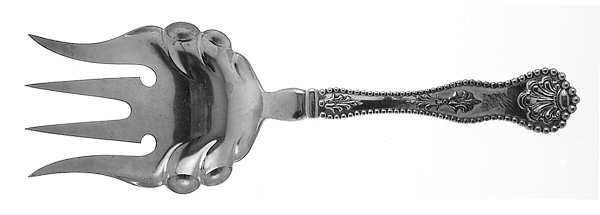 Charles II (Sterling, 1894) Large Solid Fish Serving Fork