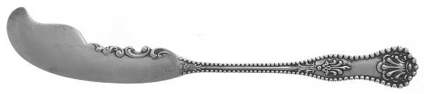 Charles II (Sterling, 1894) Flat Handle Butter Spreader