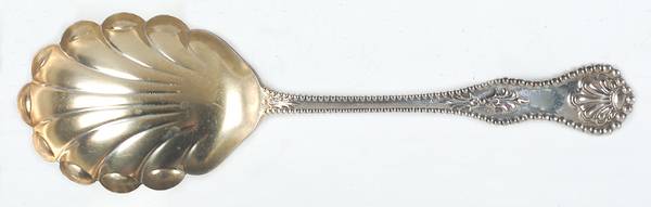 Charles II (Sterling, 1894) Solid Salad Serving Spoon