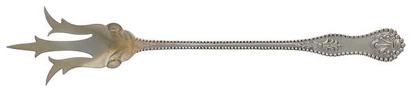 Charles II (Sterling, 1894) Large Lettuce Serving Fork