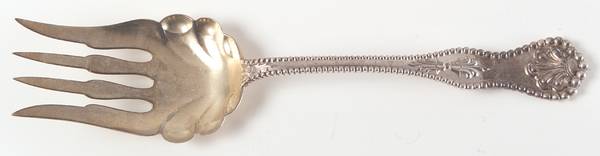 Charles II (Sterling, 1894) Solid Salad Serving Fork
