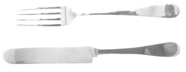 Chippendale (Sterling, 1885) Solid Youth Tea Fork
