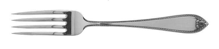 Colonial Antique (Sterling, 1923, No Monograms) Fork