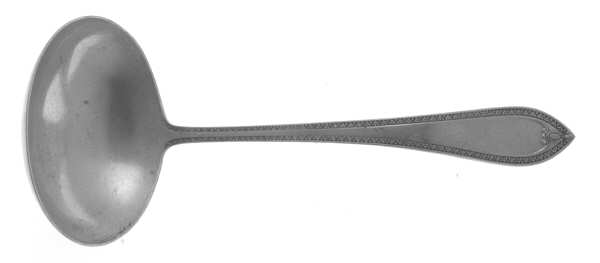 Colonial Antique (Sterling, 1923, No Monograms) Solid Gravy Ladle