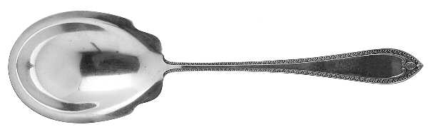 Colonial Antique (Sterling, 1923, No Monograms) Preserve Spoon