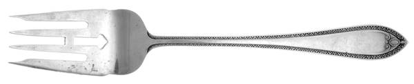 Colonial Antique (Sterling, 1923, No Monograms) Individual Salad Fork