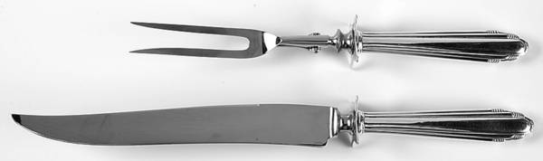 Contempora (Sterling, 1930) Large 2-Piece Roast Carving Set w/ Stainless Blade