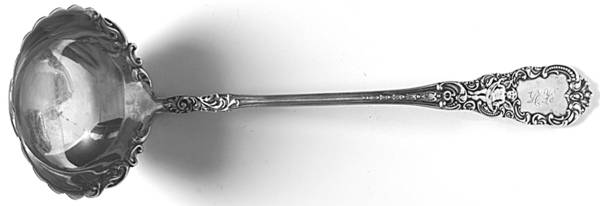 Cupid (Sterling, 1891) Oyster Ladle Solid Piece