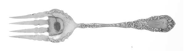 Cupid (Sterling, 1891) Solid Salad Serving Fork