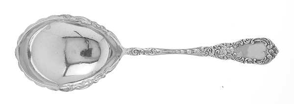 Cupid (Sterling, 1891) Solid Salad Serving Spoon