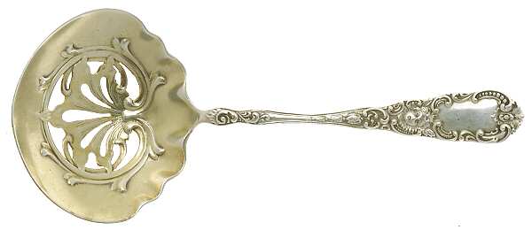 Cupid (Sterling, 1891) Solid Bon Bon Spoon with Pierced Bowl