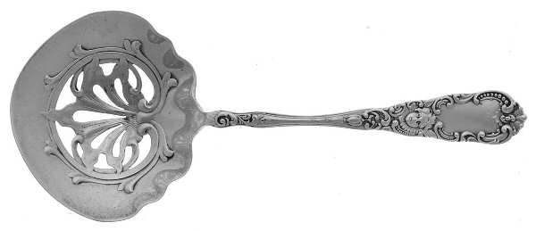 Cupid (Sterling, 1891) Solid Bon Bon Spoon with Pierced Bowl