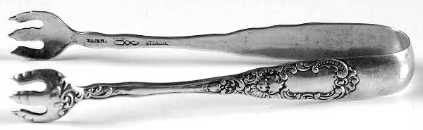 Cupid (Sterling, 1891) Large Sugar Tongs