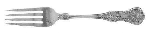 King (Sterling, 1880) Solid Youth Tea Fork