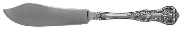 King (Sterling, 1880) Flat Handle Master Butter Knife
