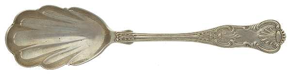 King (Sterling, 1880) Sugar Shell Spoon