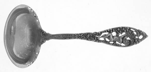 Labors of Cupid (Sterling, 1900, No Monograms) Solid Gravy Ladle