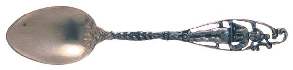 Labors of Cupid (Sterling, 1900, No Monograms) Demitasse Spoon