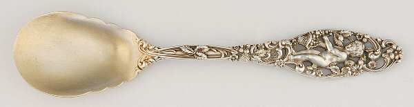 Labors of Cupid (Sterling, 1900, No Monograms) Ice Cream Spoon Individual