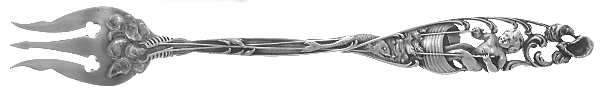 Labors of Cupid (Sterling, 1900, No Monograms) Oyster Fork