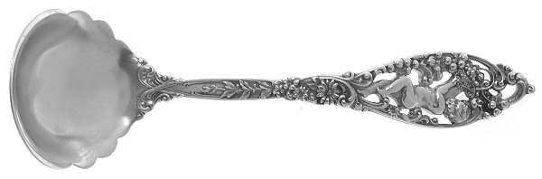 Labors of Cupid (Sterling, 1900, No Monograms) Solid Gravy Ladle