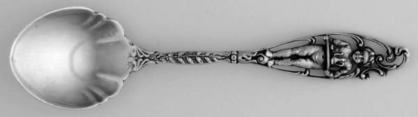 Labors of Cupid (Sterling, 1900, No Monograms) Five O'Clock Teaspoon