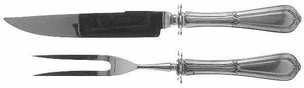 La Salle (Sterling, 1928) Small Steak 2-Piece Carving Set w/Stainless Blade