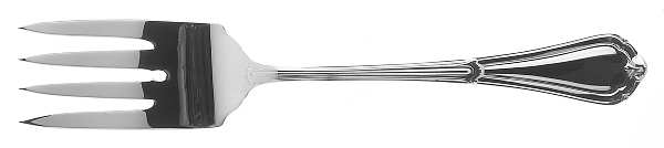 La Salle (Sterling, 1928) Medium Solid Cold Meat Serving Fork