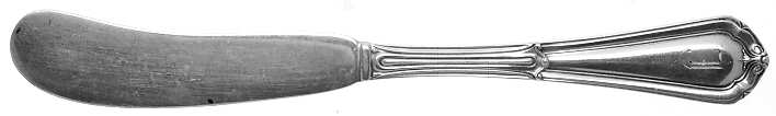 La Salle (Sterling, 1928) Flat Handle Butter Spreader