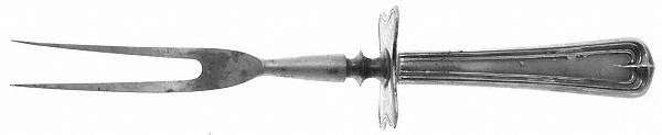 Lexington (Sterling, 1915) Large Stainless-Prong Roast Carving Fork