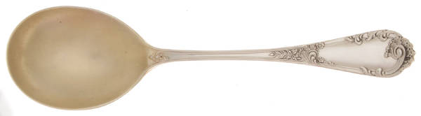 Louis XIV-Old Style (Sterling, 1888) Round Bowl Soup Spoon (Gumbo)