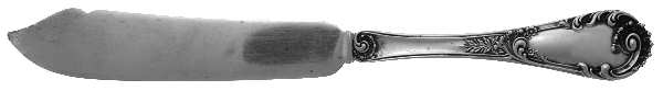 Louis XIV-Old Style (Sterling, 1888) Individual Solid Fish Knife