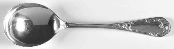 Louis XIV-Old Style (Sterling, 1888) Round Bowl Soup Spoon (Gumbo)