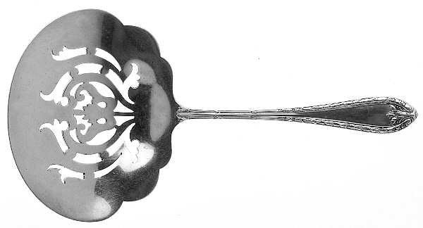 Marie Antoinette (Sterling, 1917) Solid Bon Bon Spoon with Pierced Bowl